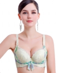 2015新款小胸性感蕾丝上薄下厚内衣胸罩 聚拢调整型品牌文胸批发