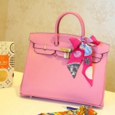 大牌原版包 头层荔枝纹女包铂金包手提经典欧美名媛真皮女包