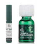 The body shop美体小铺护肤系列美体小铺茶树精油10ml+茶树油棒2
