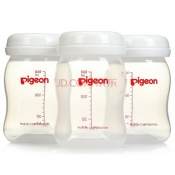 贝亲储奶袋储奶瓶宽口径母乳储存瓶母乳保鲜袋QA33储存瓶3只装16