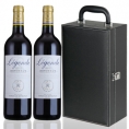法国进口红酒 拉菲罗氏传奇波尔多干红葡萄酒 双支礼盒装带酒具 750ml*2瓶